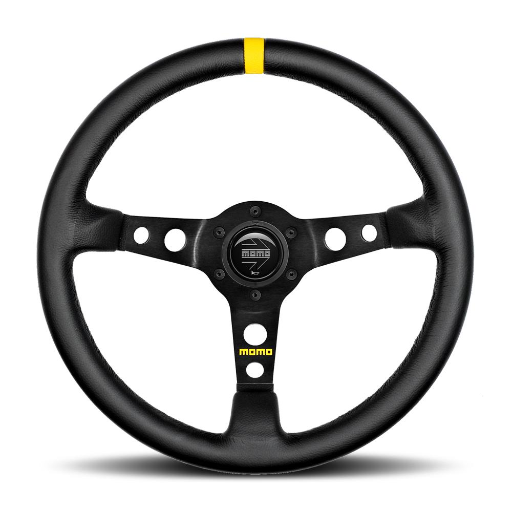 Momo Model 07 Dished Leather Steering Wheel