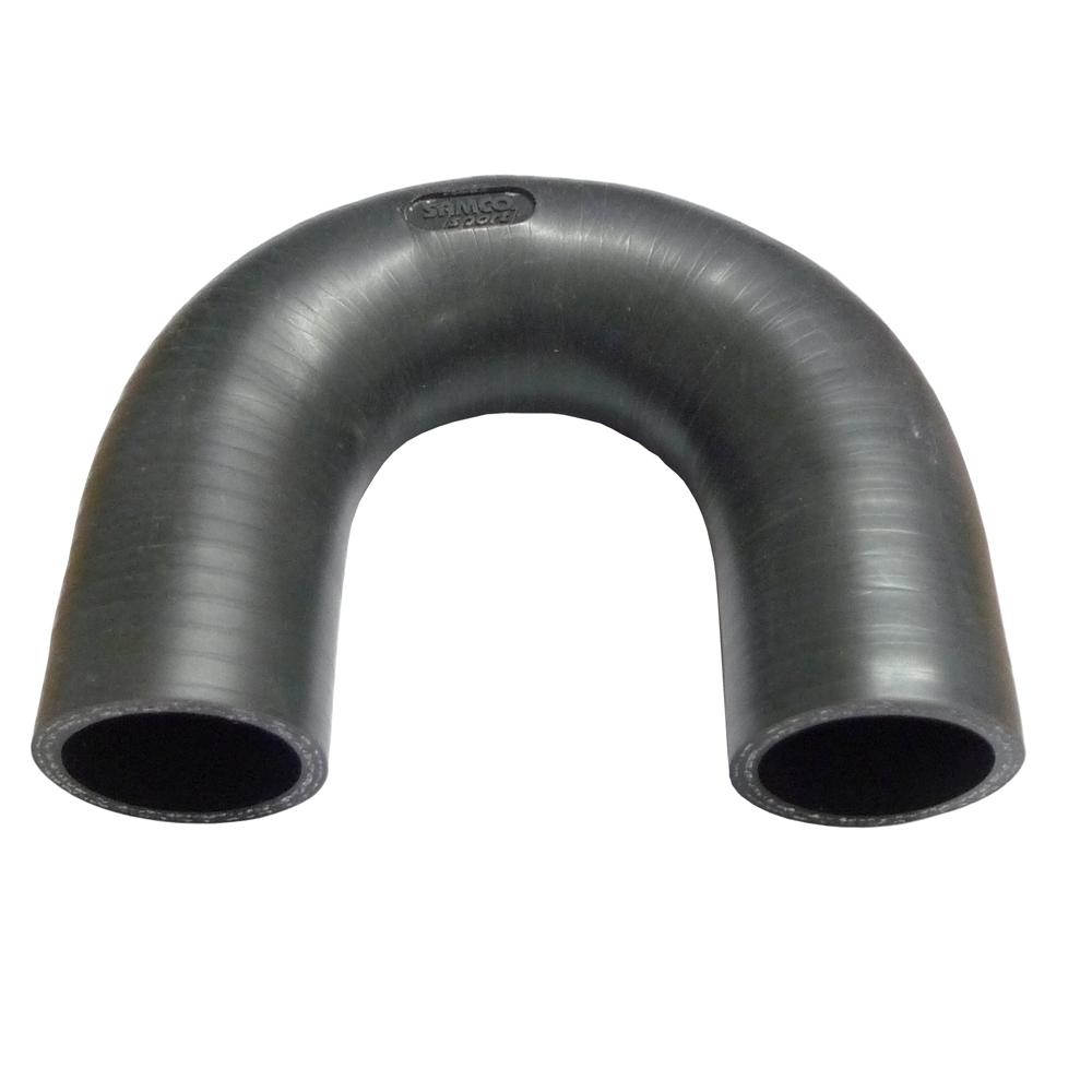 Samco Classic 19mm 180 Degree Matt Black Hose Elbow