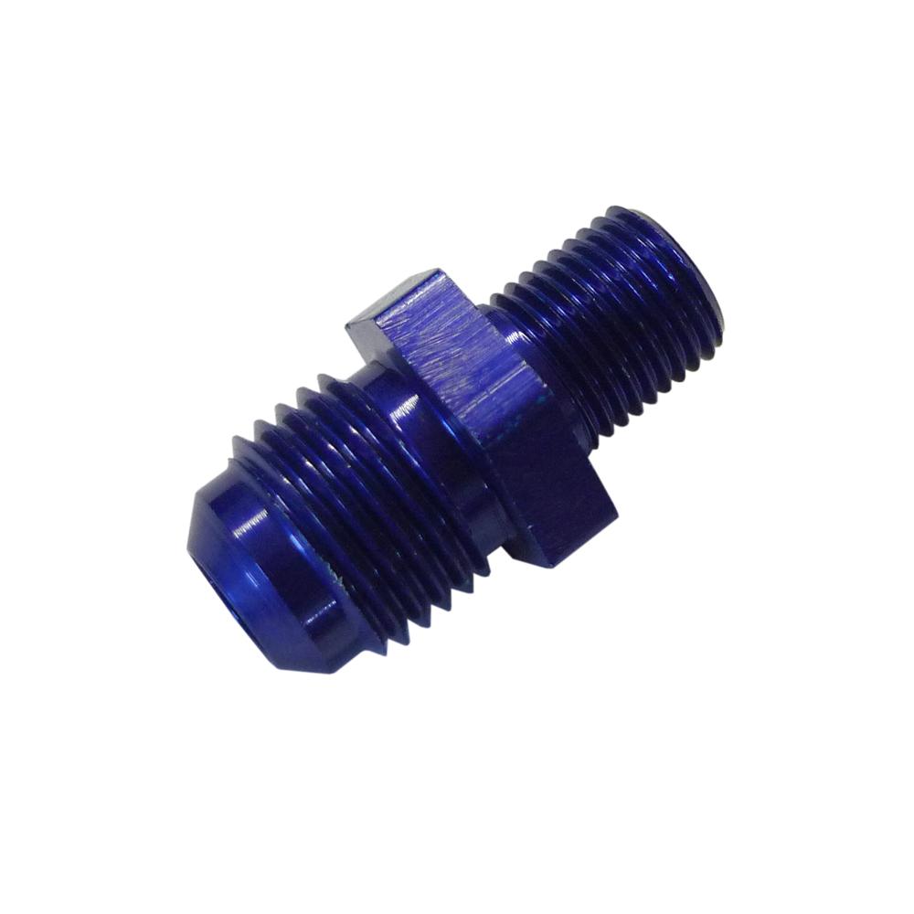 Straight Union M10x1 To -8 JIC (Blue)