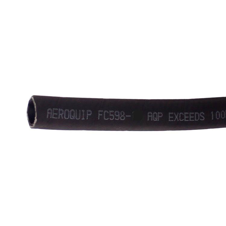 Black Aeroquip FC598 Push On Hose -4 (1/4) (Per 1/2 Metre)