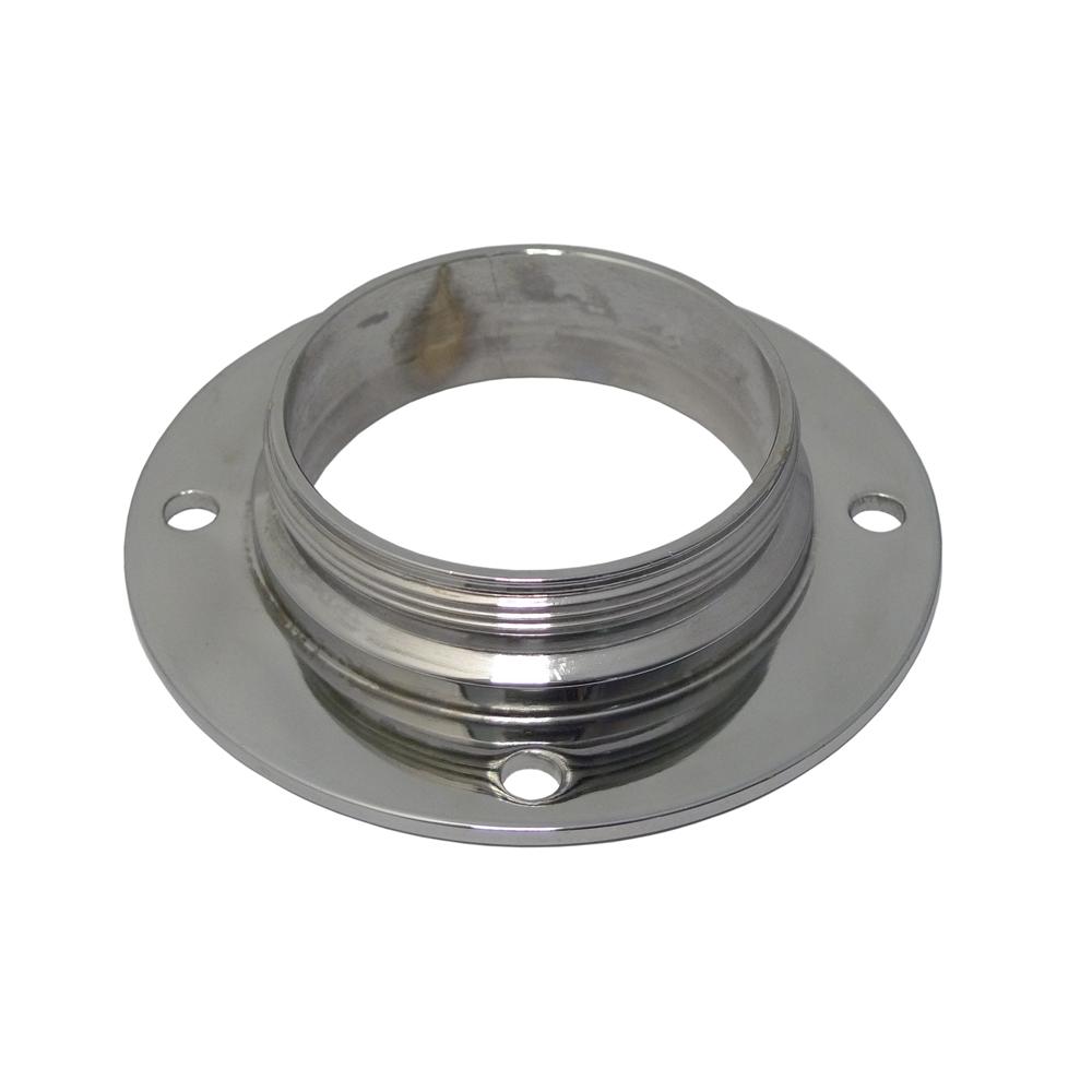 Fuel Filler Cap Mounting Flange Chrome 2.5 Inch