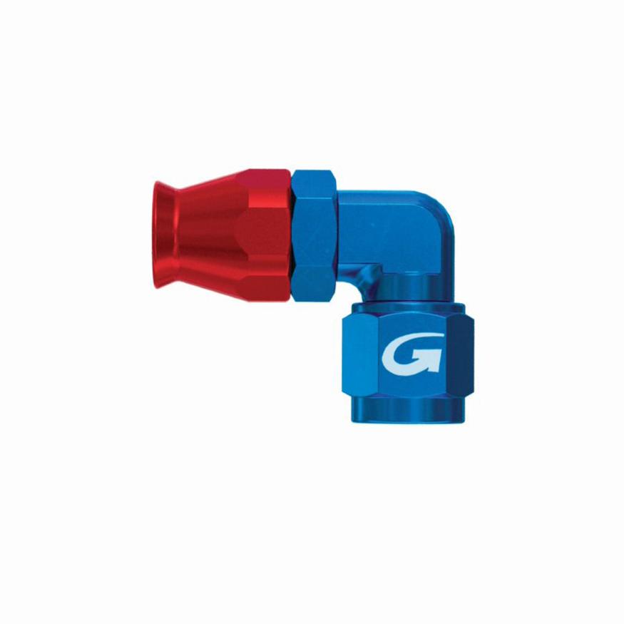 Goodridge -6JIC (9/16UNF) 90° Female Double Swivel Fitting