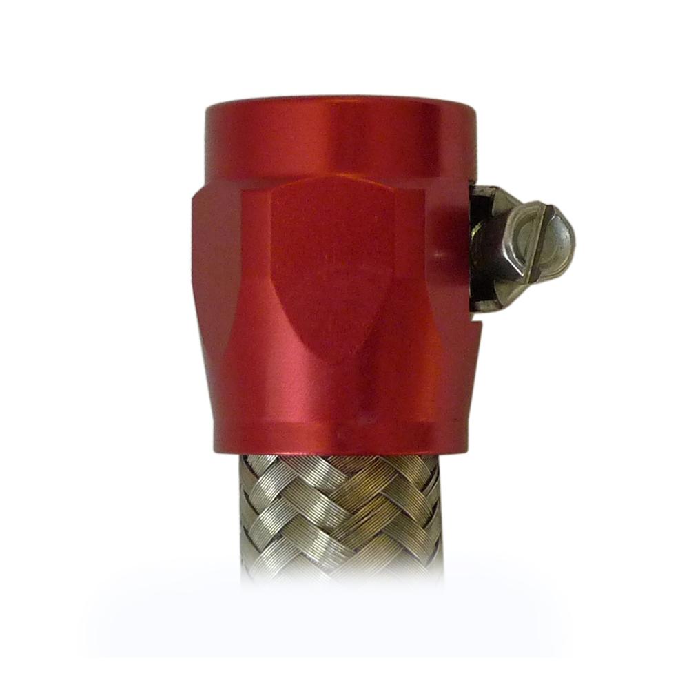 Goodridge Pro Clamp For -12 Hose (Inside Diameter25.00mm) Red