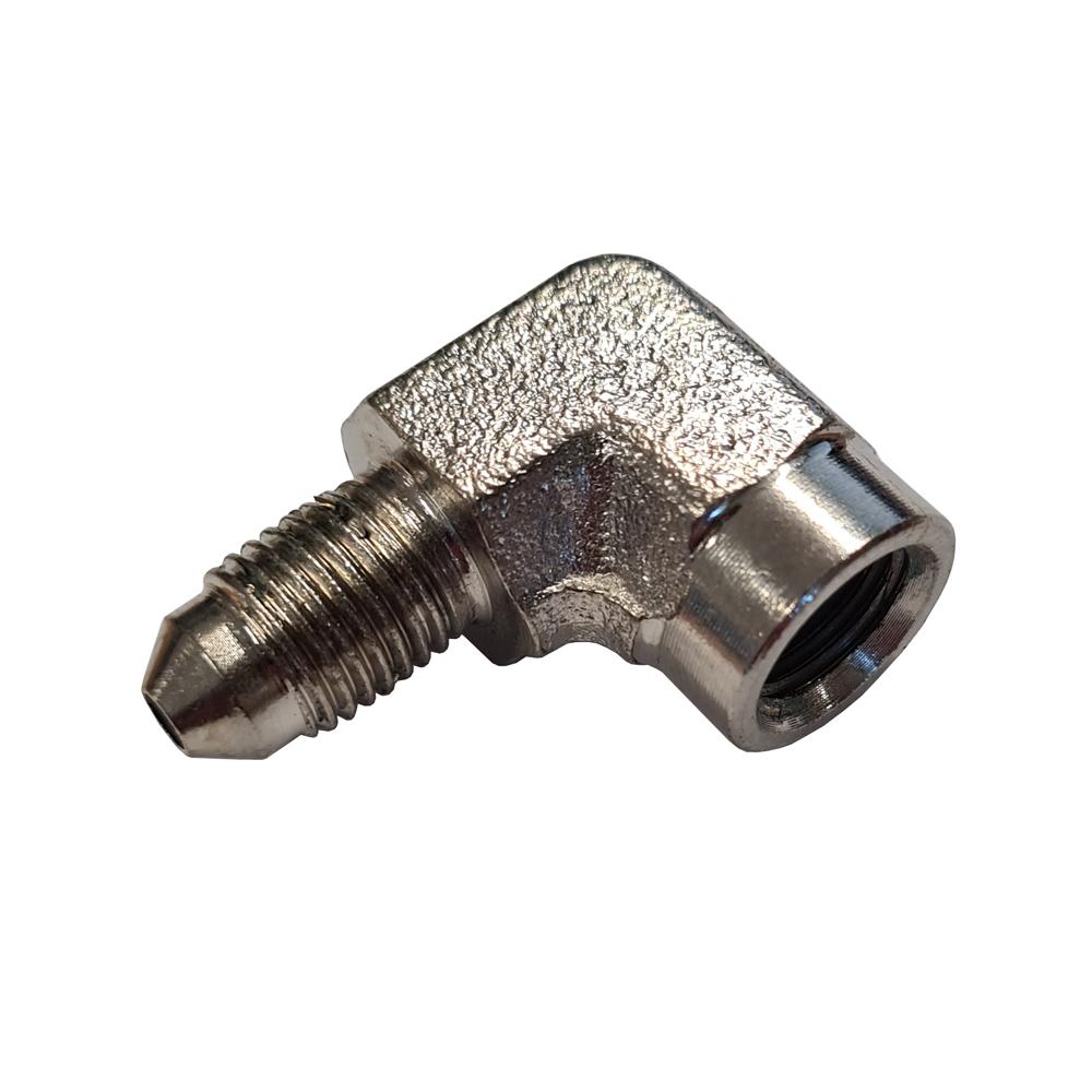 Goodridge -3JIC  Male To 1/8NPT 90 Degree Female Gauge Adaptor