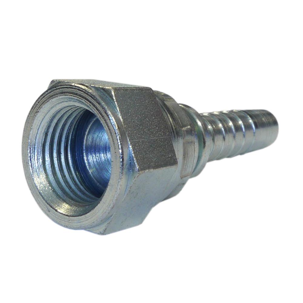 Straight Hose Union -6JIC Female To 6mm