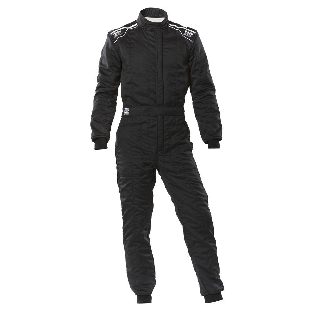 OMP Sport Race Suit in Black FIA 8856-2018 Approved