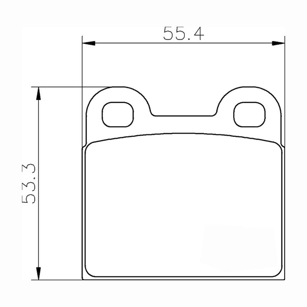 Mintex Racing Brake Pads MDB1012-M1144 For BMW/Saab/Alfa