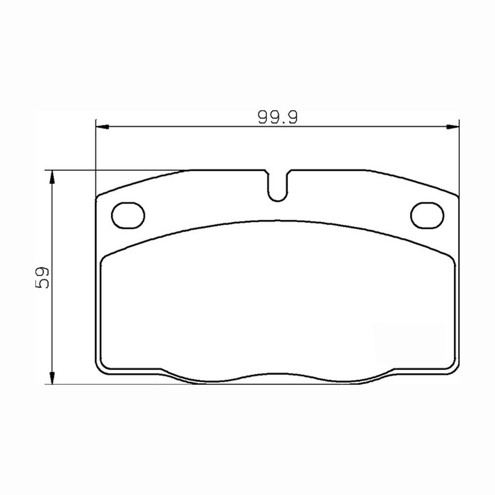 Mintex Racing Brake Pads MDB1141-M1144 For Vauxhall & Opel