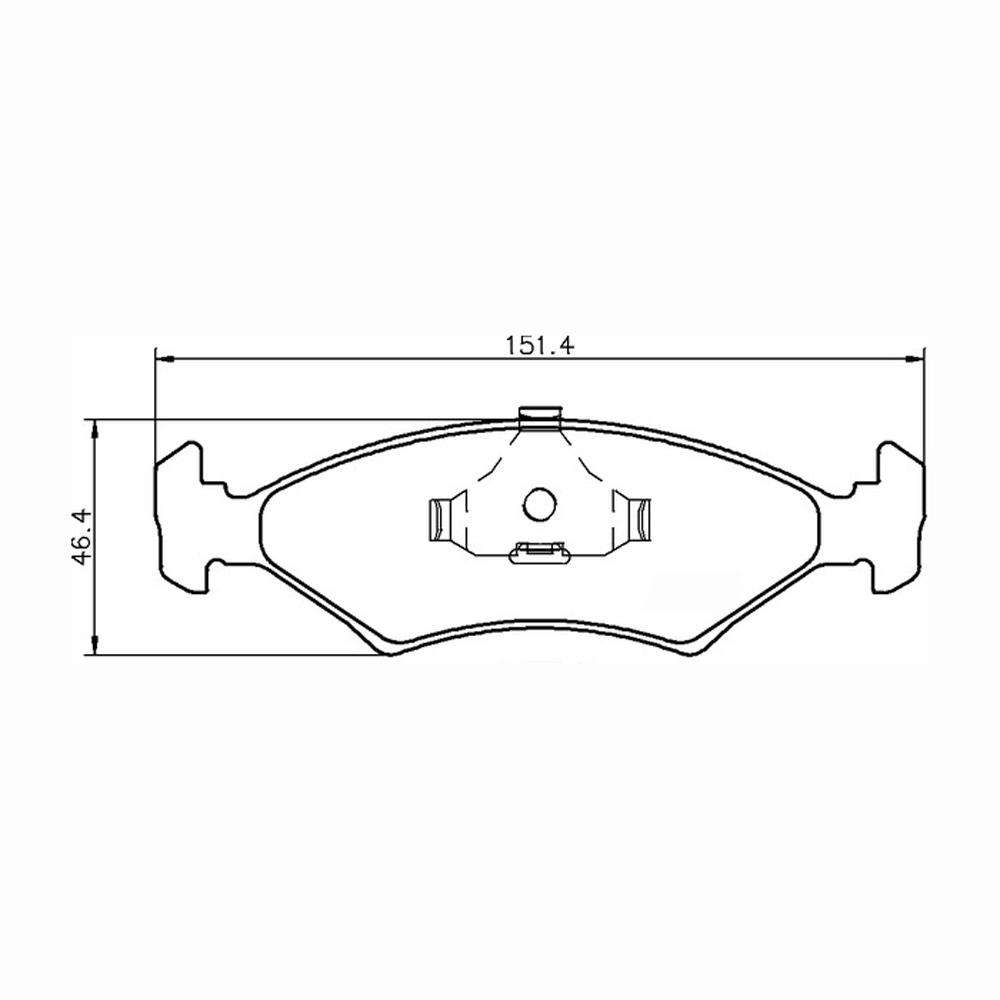 Mintex Racing Brake Pads MDB1175-M1155 For Ford Various