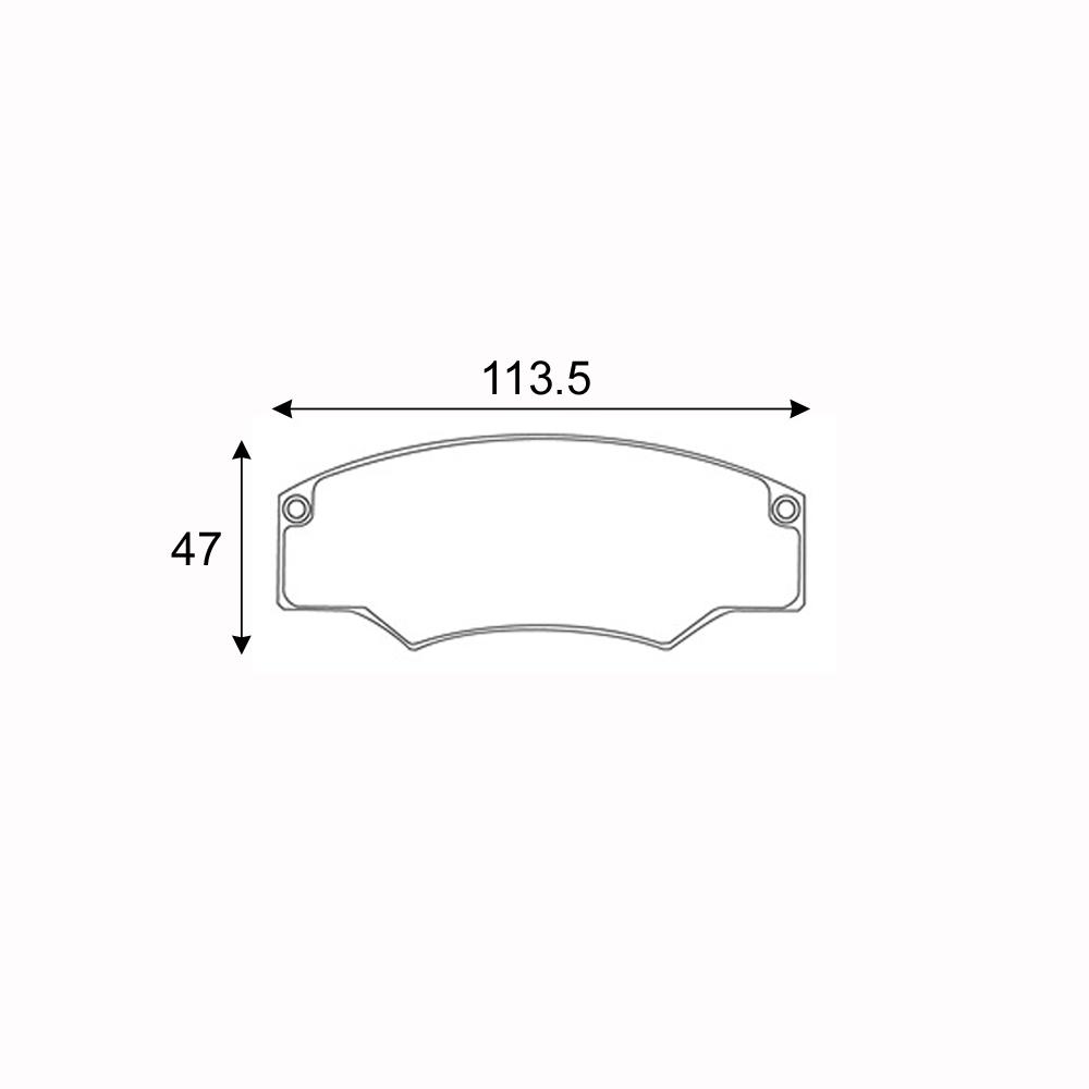 Mintex Racing Brake Pads MDB1200-M1144 For AP Racing Caliper CP2361