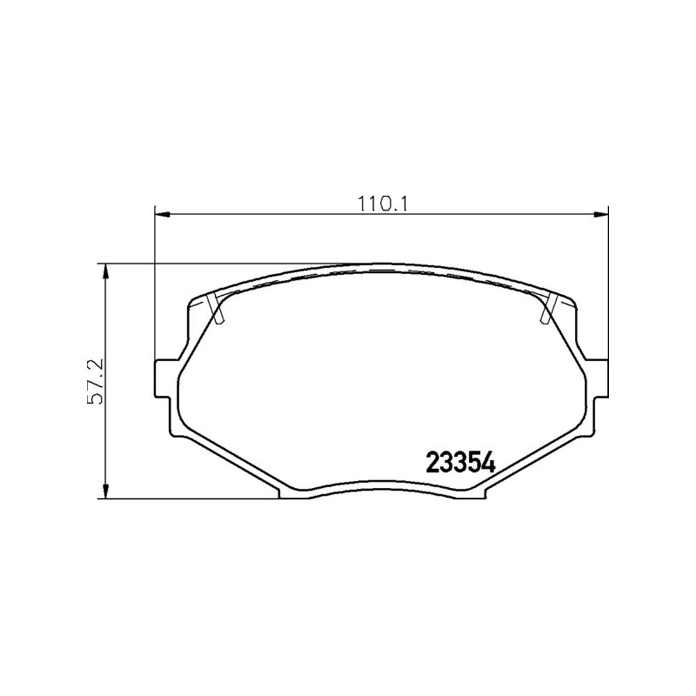 Mintex Brake Pads MDB1686 Fast Road for Mazda MX-5 Fronts