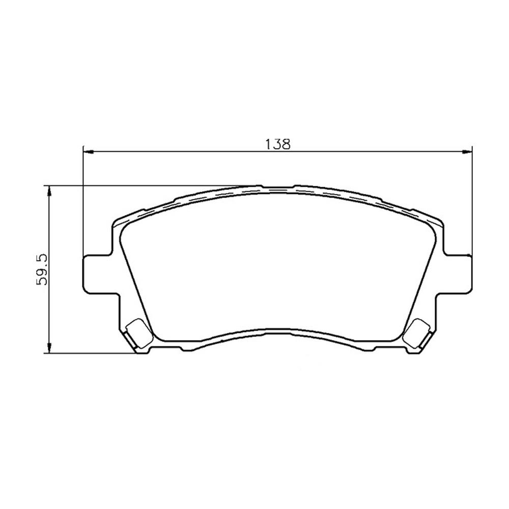 Mintex Racing Brake Pads MDB1794-M1144 For Subaru/Toyota