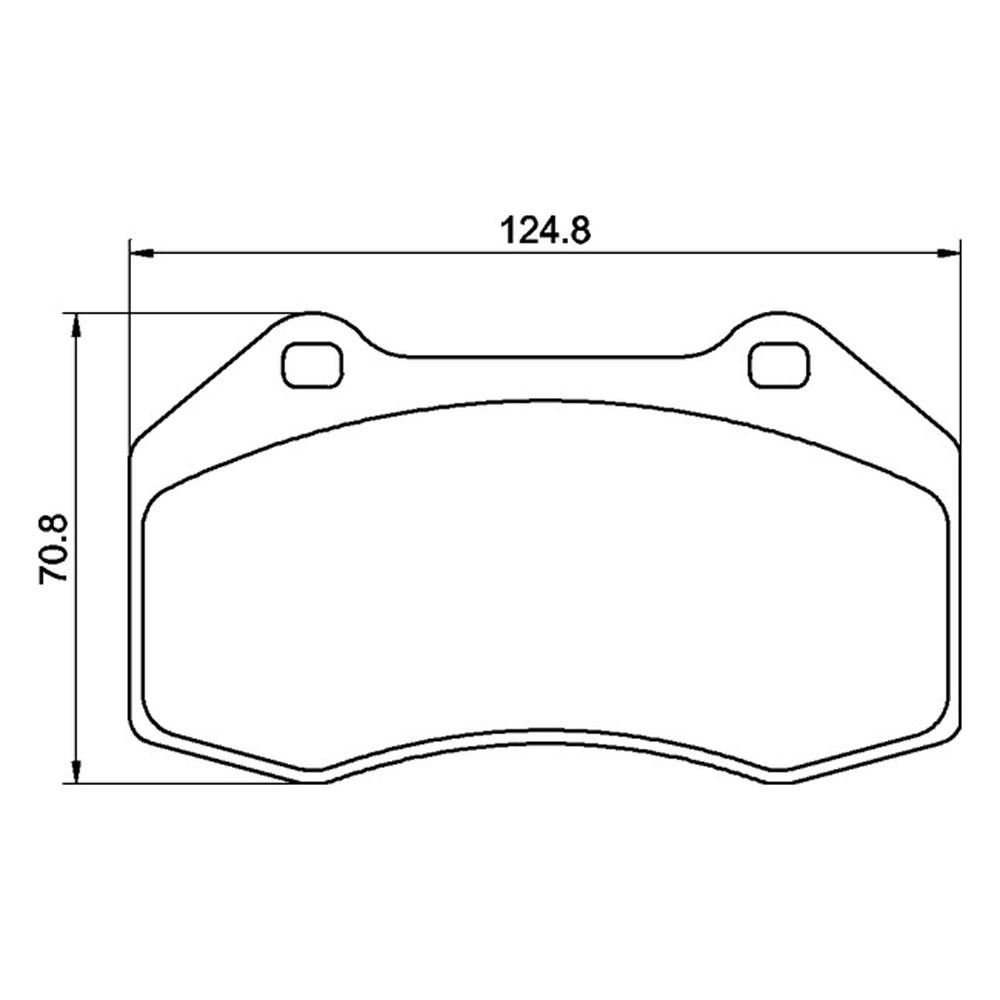 Mintex Racing Brake Pads MDB2725-M1144 for Renault Clio & Megane with Brembos