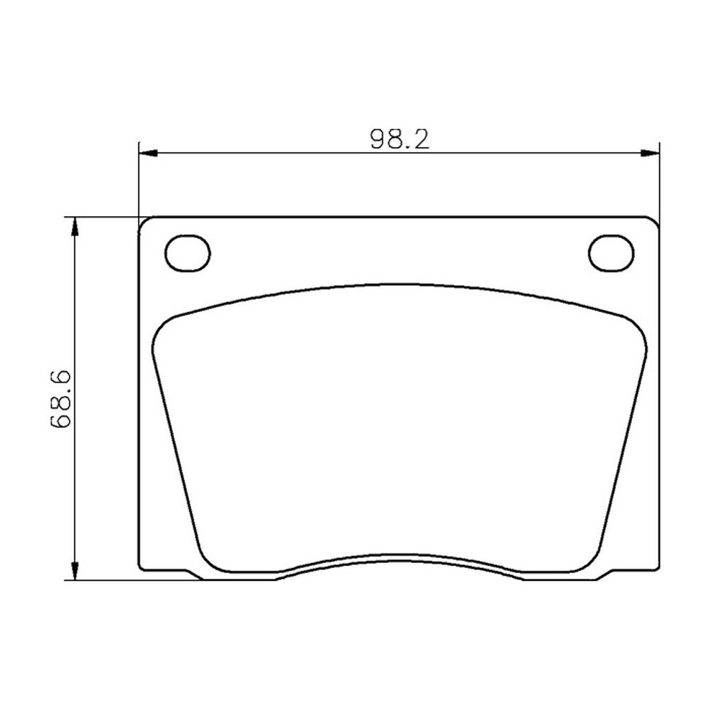 Mintex Racing Brake Pads MGB522-M1144 For Aston Martin/Jaguar/Lotus/Mercedes/Volvo