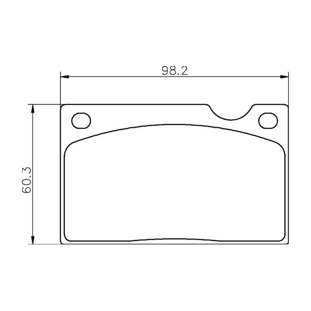 Mintex Racing Brake Pads MGB576-MRM1082 For Volvo 240 & 260