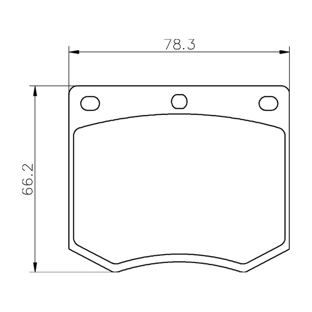 Mintex Racing Brake Pads MGB633-M1155 For Ford/TVR/Holden/Hyundai