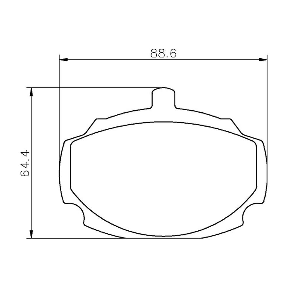 Mintex Racing Brake Pads MLB10-M1155 For MG B