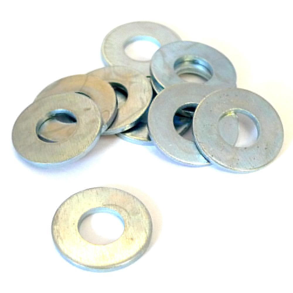 Plain Washers 1/4 Inch (6mm) Inside Diameter (Pack of 10)