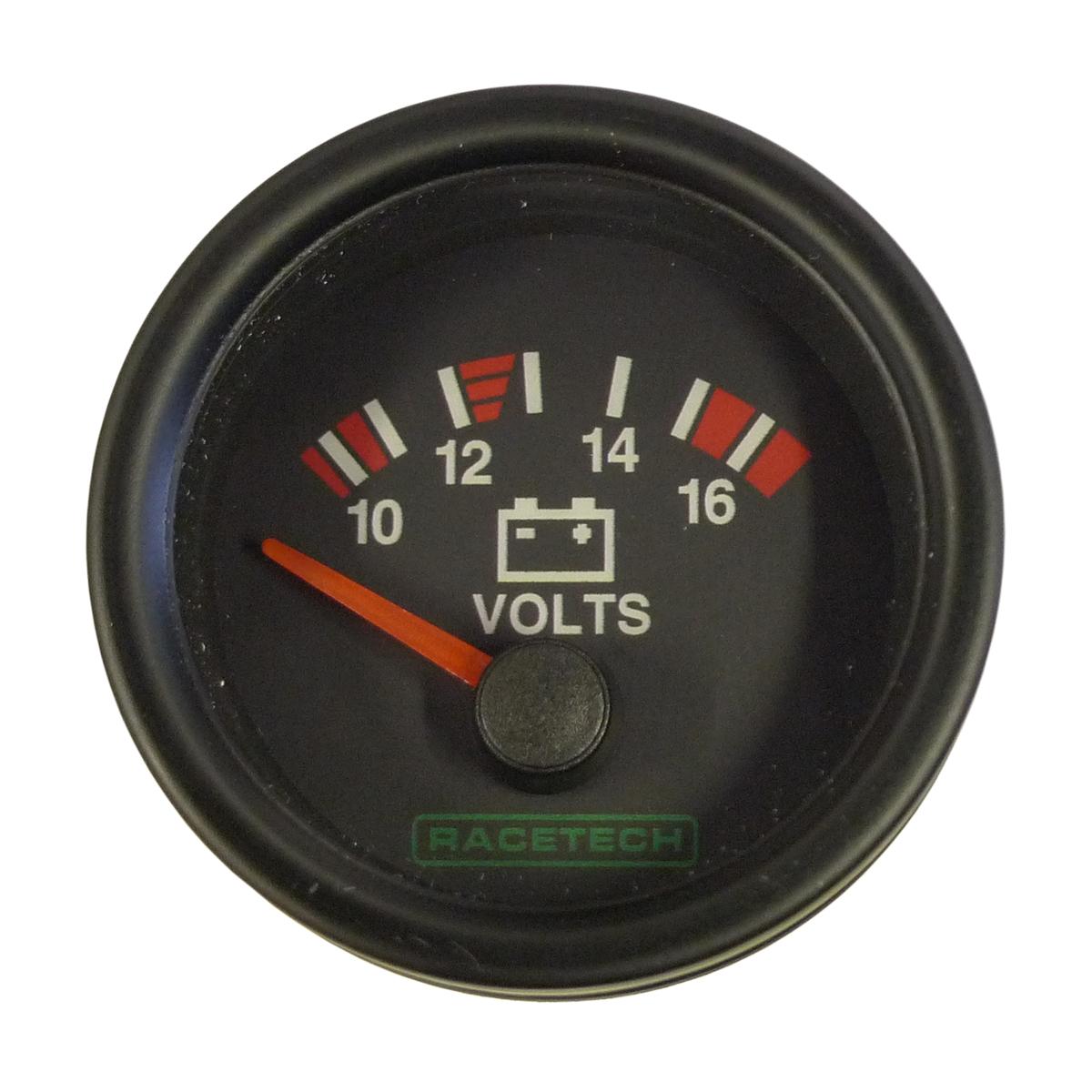 Racetech Electric Voltmeter Gauge