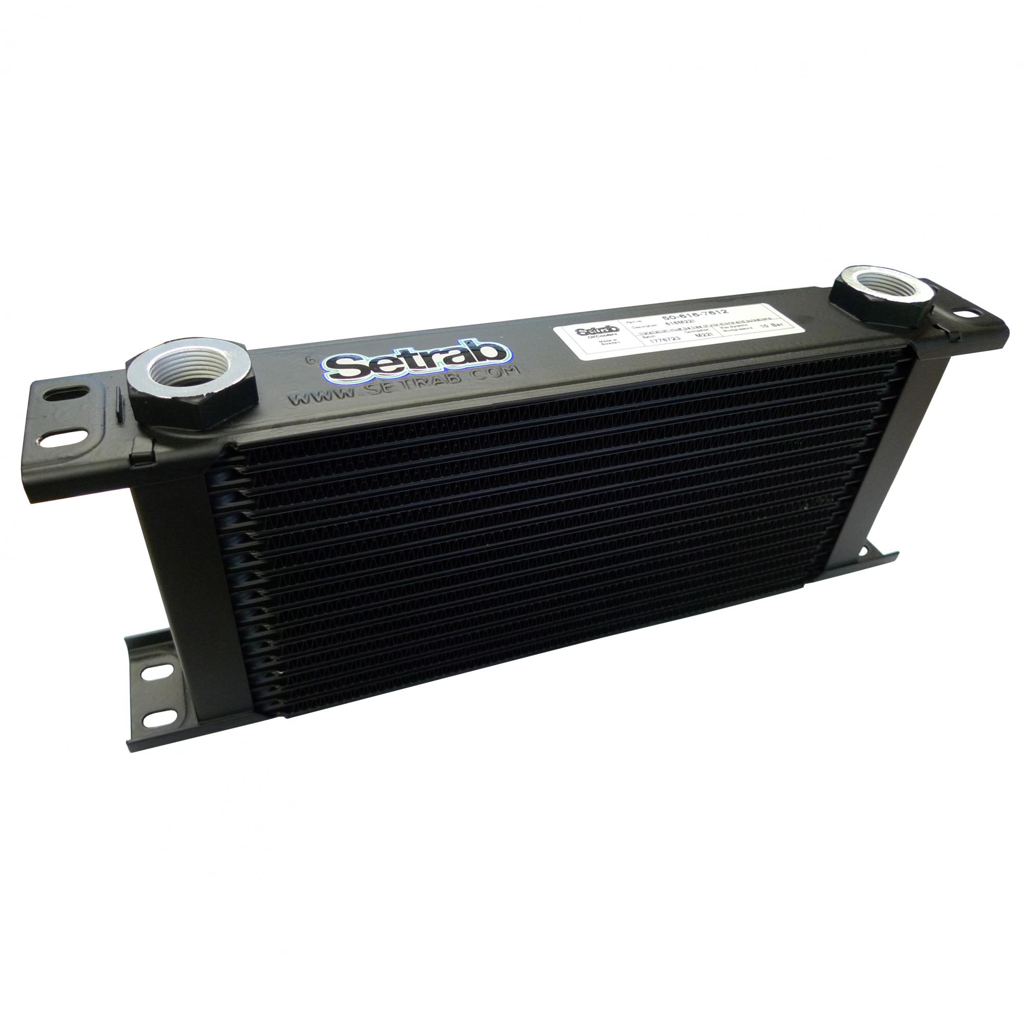 Setrab Oil Cooler 330mm 16 Row M22 Female