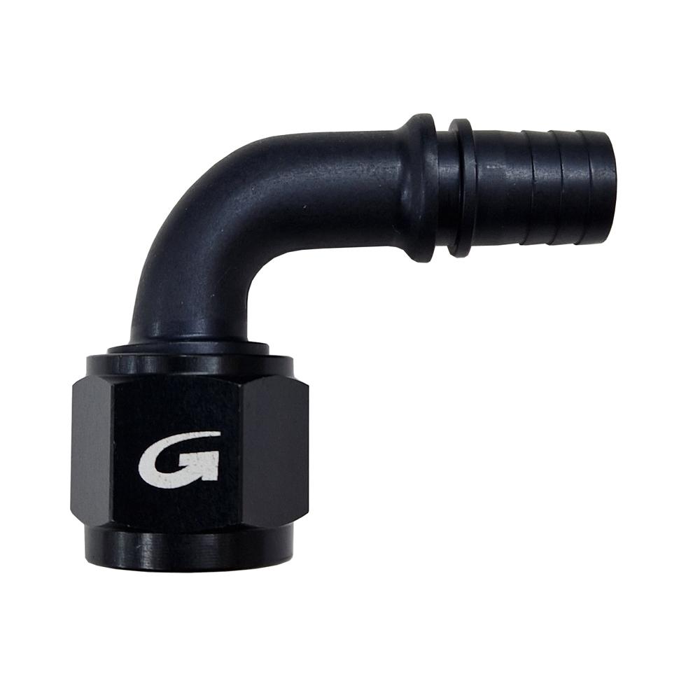 Goodridge 90 Degree Swept Female 711 Crimp Fitting