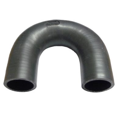 Samco Classic 76mm 180 Degree Matt Black Hose Elbow