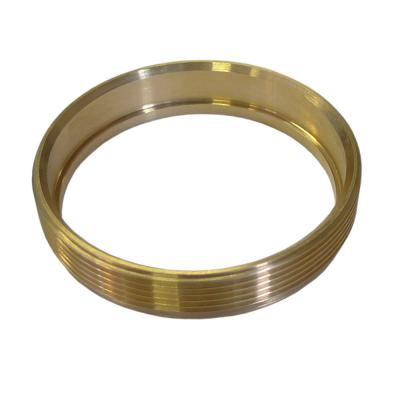 Threaded Brass Collar 2.5 Inch Diameter