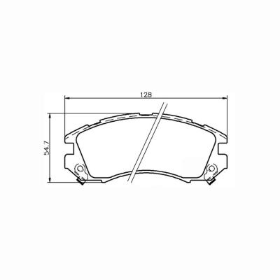 Pagid Fast Road Brake Pads - Subaru Impreza & Legacy