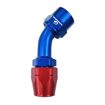 Goodridge -12JIC 45 Degree Swept Female 200 Series Hose Fitting