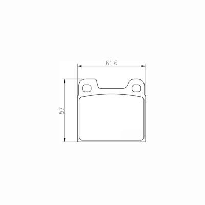 Mintex Racing Brake Pads MDB1089-M1144 For Alfa Romeo/Lancia