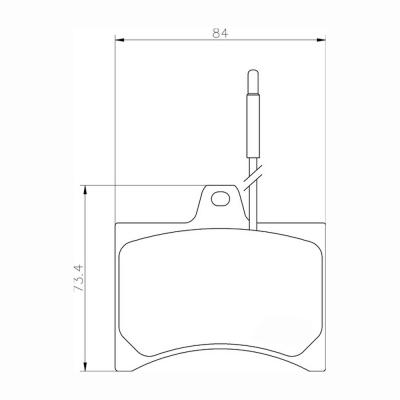 Mintex Racing Brake Pads MDB1155-M1144 For Citroen & Peugeot