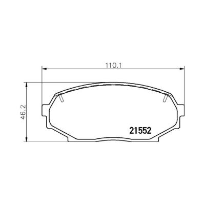 Mintex Brake Pads MDB1413-M1155 Mazda MX-5 Fronts