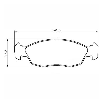 Mintex Racing Brake Pads MDB1808 For Citroen & Peugeot