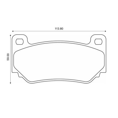 Mintex Racing Brake Pads MDB2027-M1144