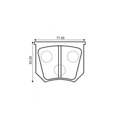 Mintex Racing Brake Pads MGB504-M1144 For Girling AR Caliper