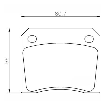 Mintex Racing Brake Pads MGB521-MRM1802 For Aston Martin/Jaguar/Daimler Rears