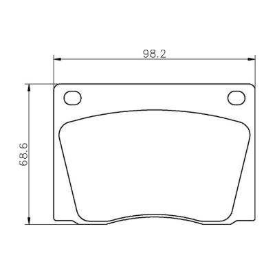 Mintex Racing Brake Pads MGB522-M1144 For Aston Martin/Jaguar/Lotus/Mercedes/Volvo