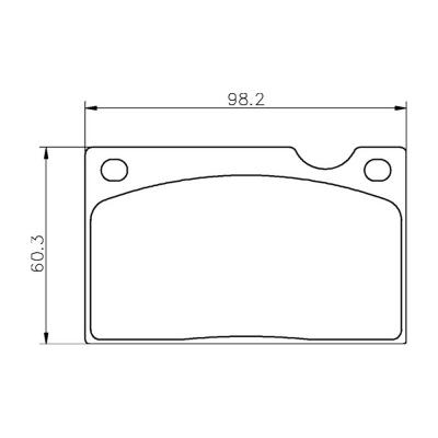 Mintex Racing Brake Pads MGB576-MRM1082 For Volvo 240 & 260