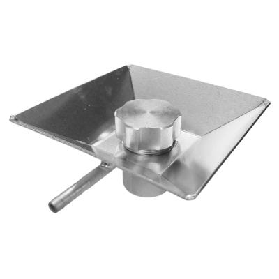 Aluminium Screw Cap With Splash Bowl (50mm Diameter Neck)