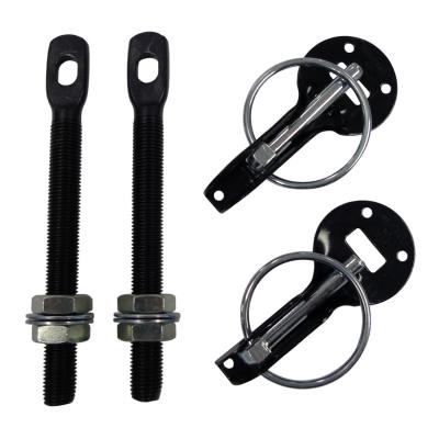 Quick Release Bonnet Pins Black (Pair)