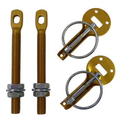 Quick Release Bonnet Pins Gold (Pair)