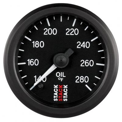 Stack Oil Temperature Gauge 100-260 Degrees F