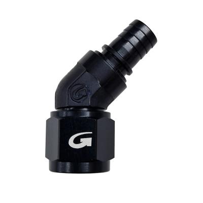 Goodridge 45 Degree Forged Female 711 Crimp Fitting