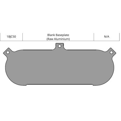 ITG JC50 Base Plate Blank Alloy