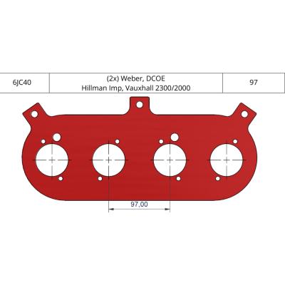 ITG Base Plate for Twin DCOE's